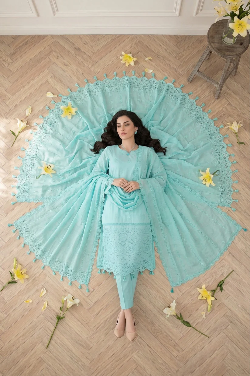 Bareeza Chikankari Des-03 - Image 5