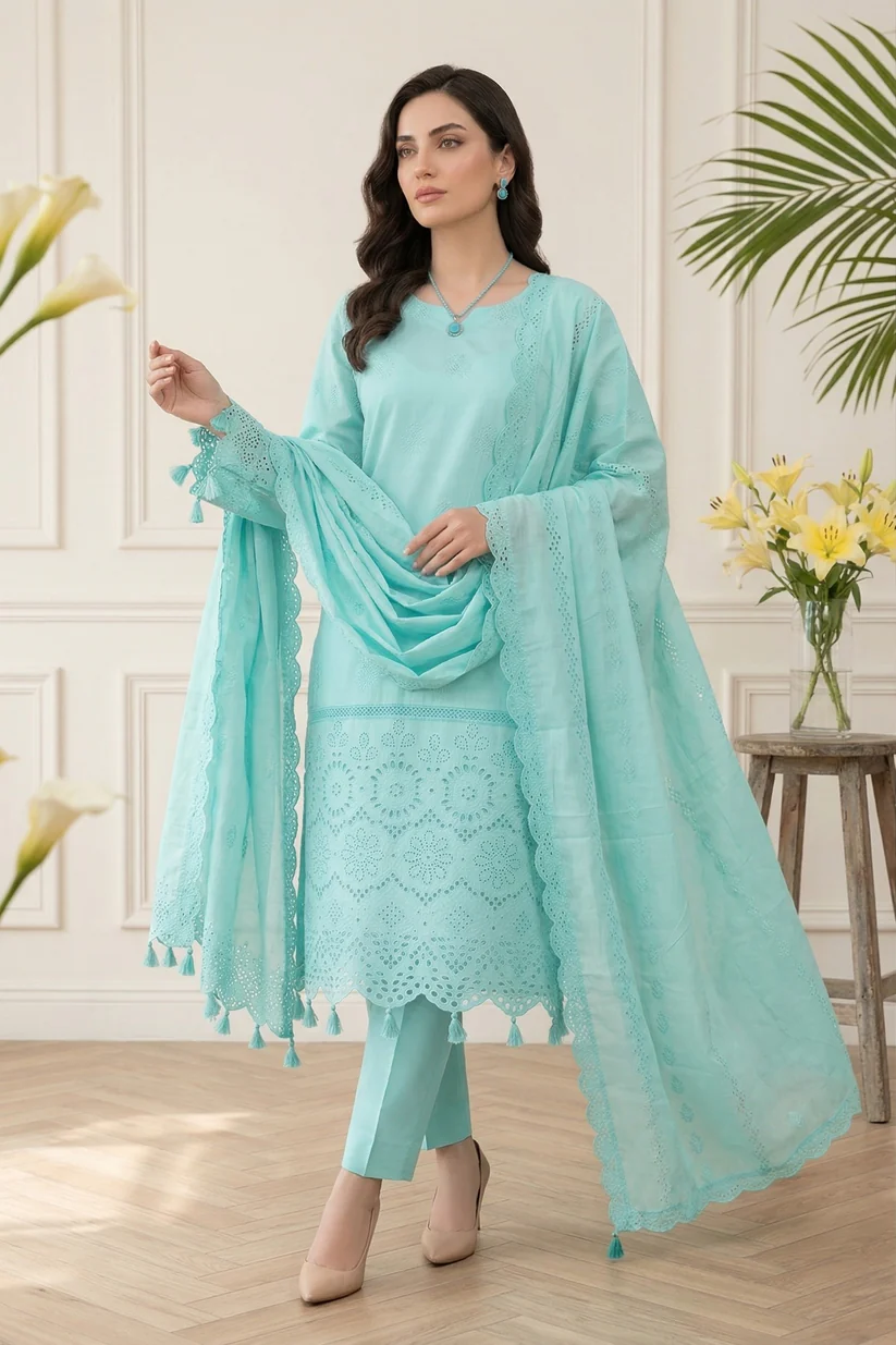 Bareeza Chikankari Des-03 - Image 4