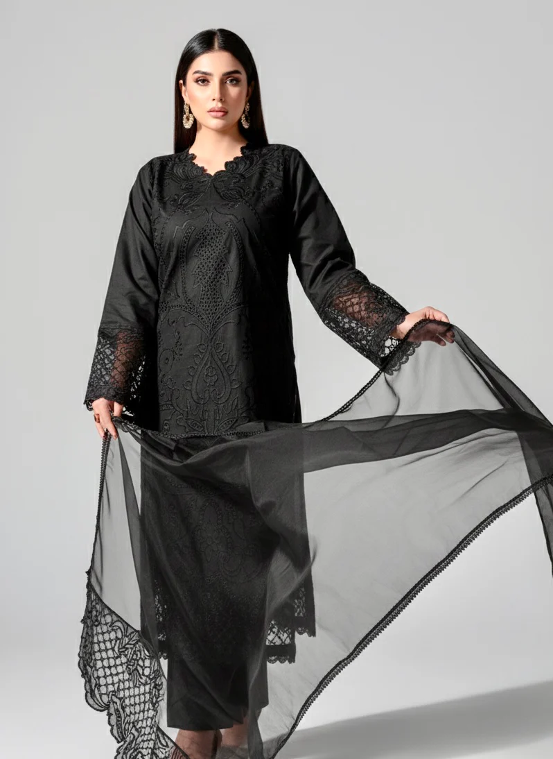 Black Shanzay 3pc - Image 2